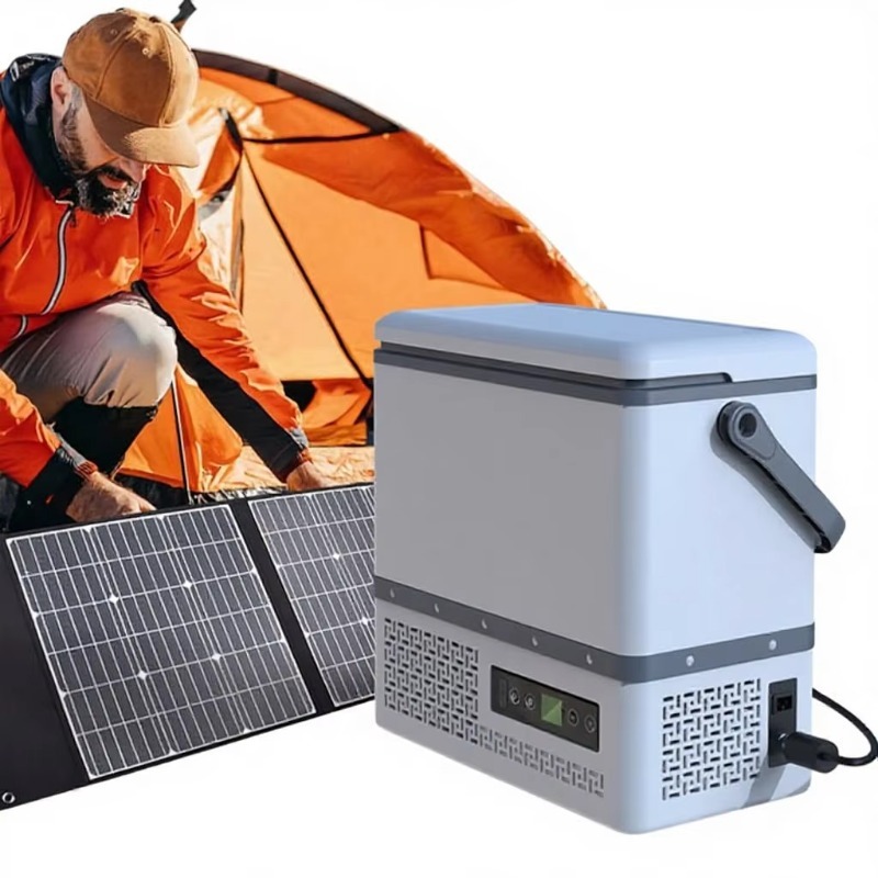 Outdoor Power Box - Nowa Przenośna Lodówka Kempingowa Solarna 12L