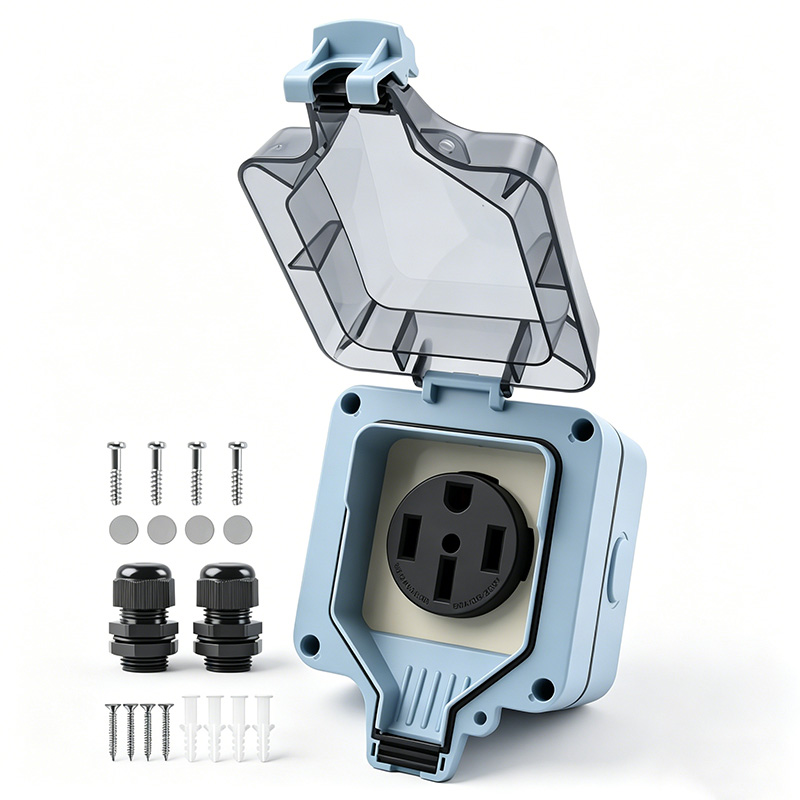 Outdoor Power Outlet Cover - Wodoodporna skrzynka zasilająca do użytku zewnętrznego