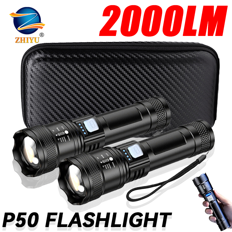 Outdoor Power Equipment - Latarka taktyczna LED 2000LM, ładowana przez