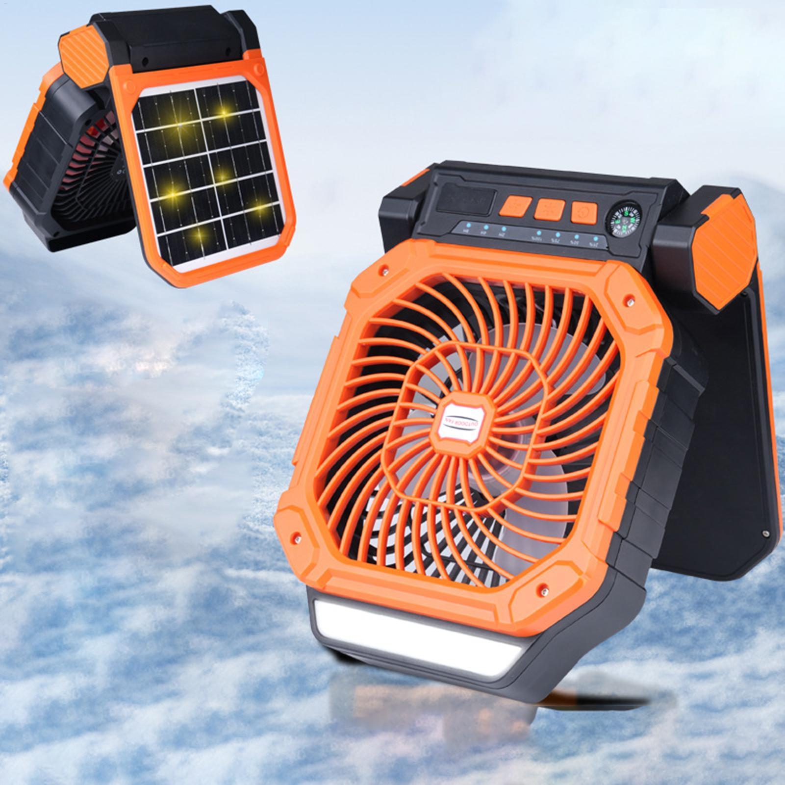 Outdoor Power With Timer - Wentylator solarny zewnętrzny z ładowaniem USB,