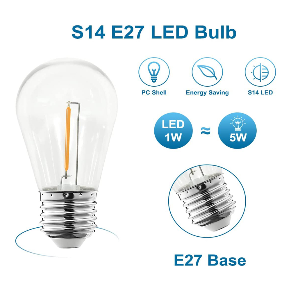 Żarówka LED Filament S14 E27 1 – Outdoor Power Lead Cover recenzja i cena