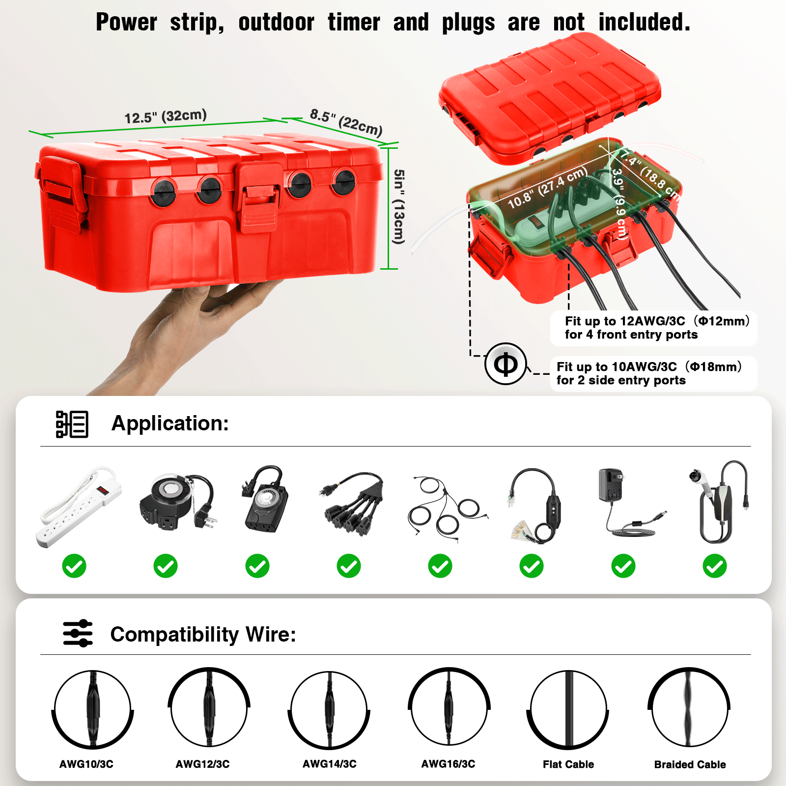 Wodoodporna skrzynka zasilając – Outdoor Power Outlet Cover recenzja i cena