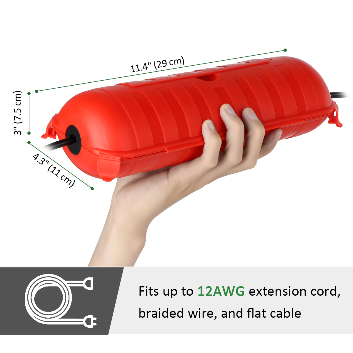 Wodoodporna skrzynka zasilając – Outdoor Power Outlet Cover recenzja i cena