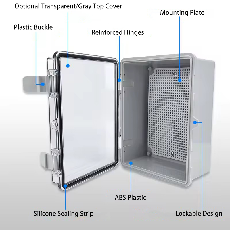 Wodoodporna obudowa IP66 szara – Outdoor Power Outlet Box recenzja i cena
