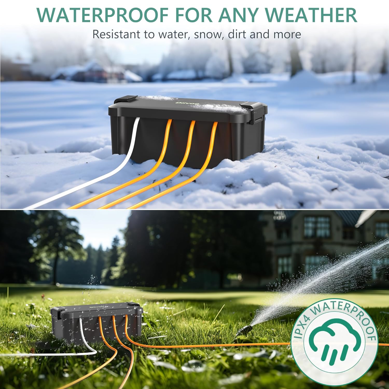 Diivoo Zewnętrzna wodoodporna  – Outdoor Power Outlet Box recenzja i cena