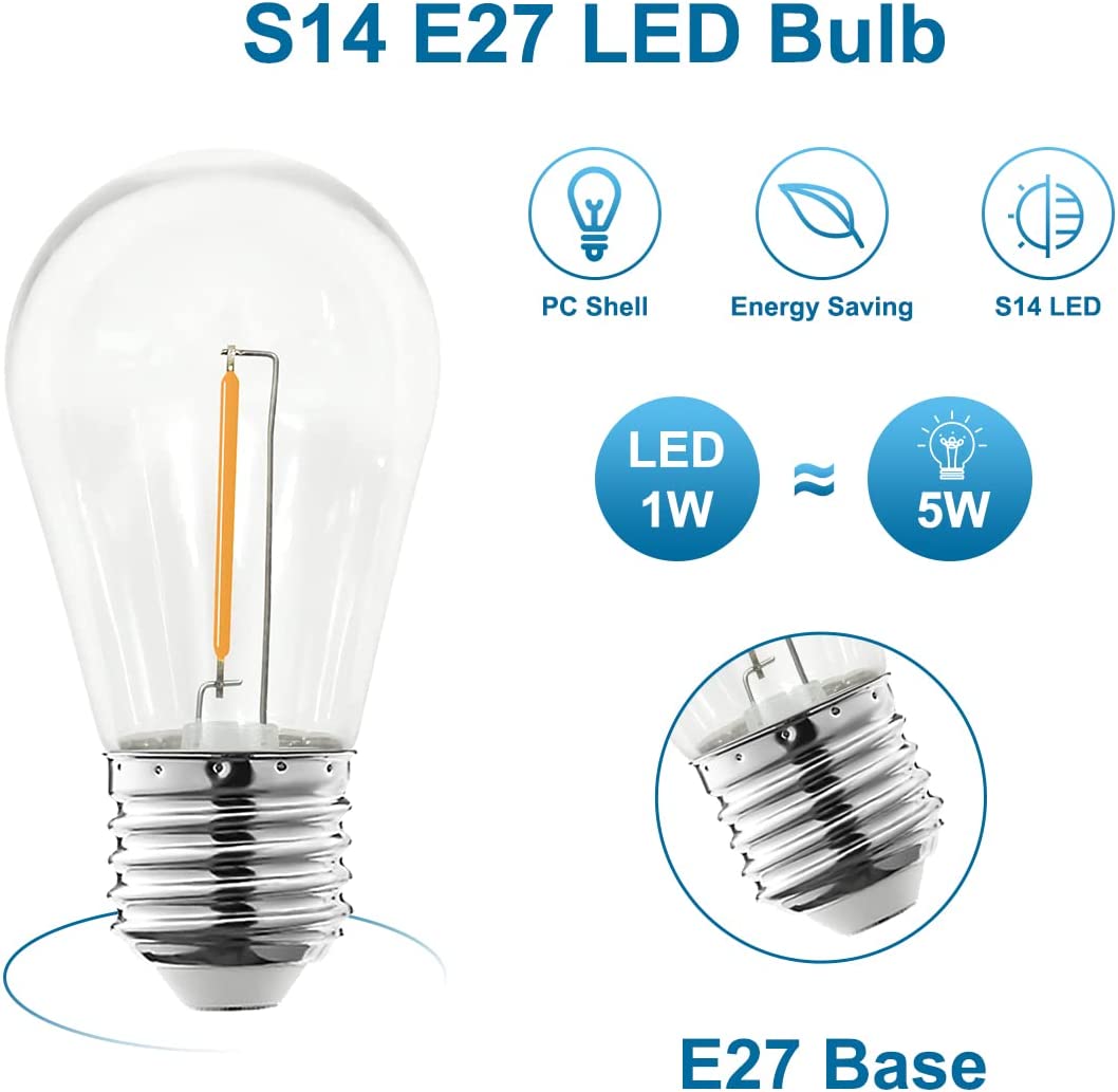 10 sztuk S14 Ściemnialna żarów – Outdoor Power Lead Cover recenzja i cena