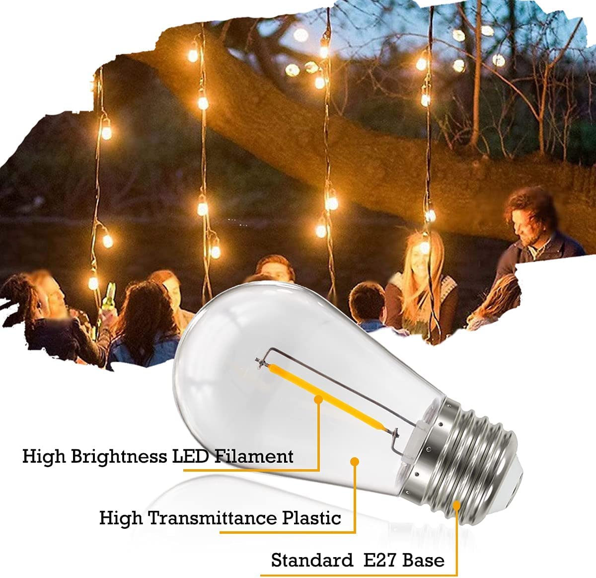 10 sztuk S14 Ściemnialna żarów – Outdoor Power Lead Cover recenzja i cena