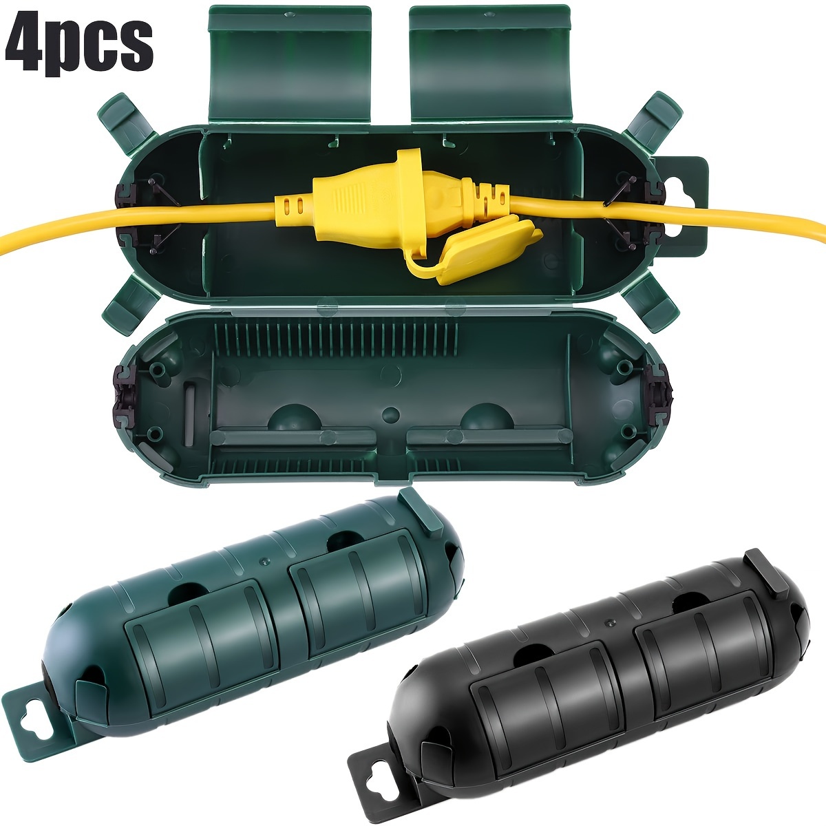 4 szt. Przedłużacz zewnętrzny  – Outdoor Power Outlet Cover recenzja i cena