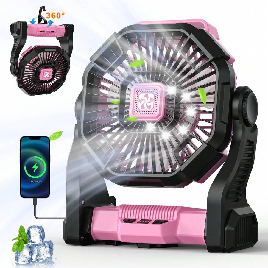 Przenośny wentylator zasilany  – Outdoor Power With Timer recenzja i cena