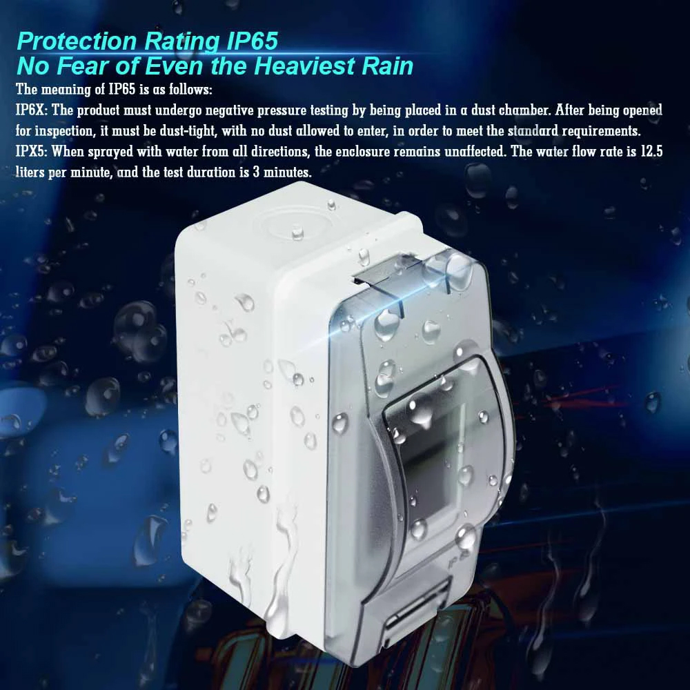 HT-2 IP65 Wodoodporna skrzynka – Outdoor Power Outlet Box recenzja i cena